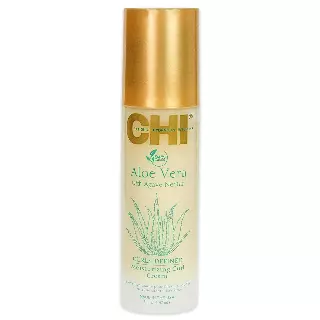 CHI Aloe Vera Moisturizing Curl Cream, Leaves Curls Defined, Bouncy, & Crunch-Free, Sulfate, Paraben & Gluten Free, 5 Oz