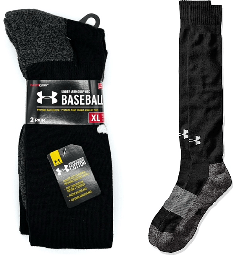 #9-UA-401 Famous Maker OTC Socks – $2.00 per 2 pair pack (24 Packs)
