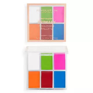 WHOLESALE MAKEUP REVOLUTION ARTIST COLLECTION PRIMARY FACE PAINT PALETTE - 48 PIECE LOT