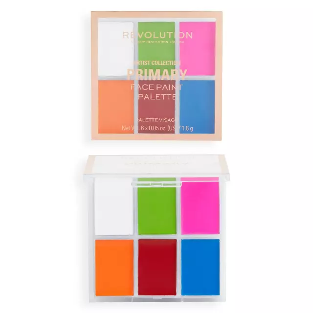 WHOLESALE MAKEUP REVOLUTION ARTIST COLLECTION PRIMARY FACE PAINT PALETTE - 48 PIECE LOT