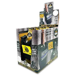 Patriotic MOLLE Insulated Bottle Suit with Patch - 6 Pieces Per Retail Ready Display 23758