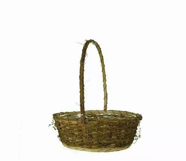 MS1628-10 – 10” Round vine w/ handle w/Liner-“each” Min 12 pcs – Case 24 pcs