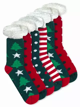 Sherpa-Lined Socks #036 (Dozen)