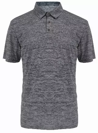 Men's Performance Polo Shirt - Style #LHT8- $7.90/Unit MINIMUM 24 PCS- PLEASE SEE DESCRIPTION - S-2XL — Light Grey