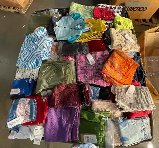 Assorted children's clothing lot · pallets · mixed condition