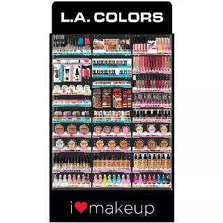 L.A. Colors I Heart Makeup Display 3FT Cosmetic Floor - Wholesale Display 1,773 Units (CLAF330)