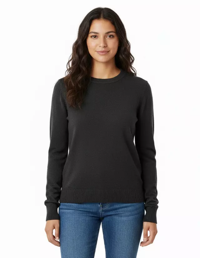 Crewneck Sweater — Black / S/M-L/XL