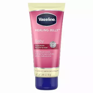 Vaseline Healing Jelly Petroleum Jelly For Diaper Rash Moisturizer For Baby Hypoallergenic Skin Protectant 2.89 oz