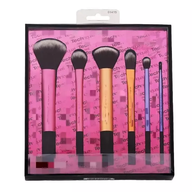 Make Me Blush Multicolor 6 Pieces Makeup Brush Set-1415