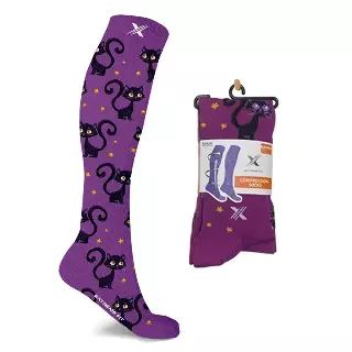 HALLOWEEN COMPRESSION SOCKS — Large/XL · SKU XX-CAT-L