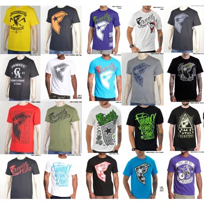 Famous Stars Straps wholesale men tee shirt assortment 48pcs.
