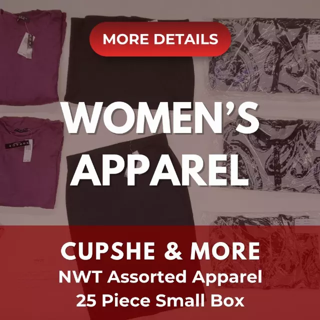 CUPSHE AND MORE | Assorted Women's Apparel | NWT | 25 Pieces | Small Box #SMA-611