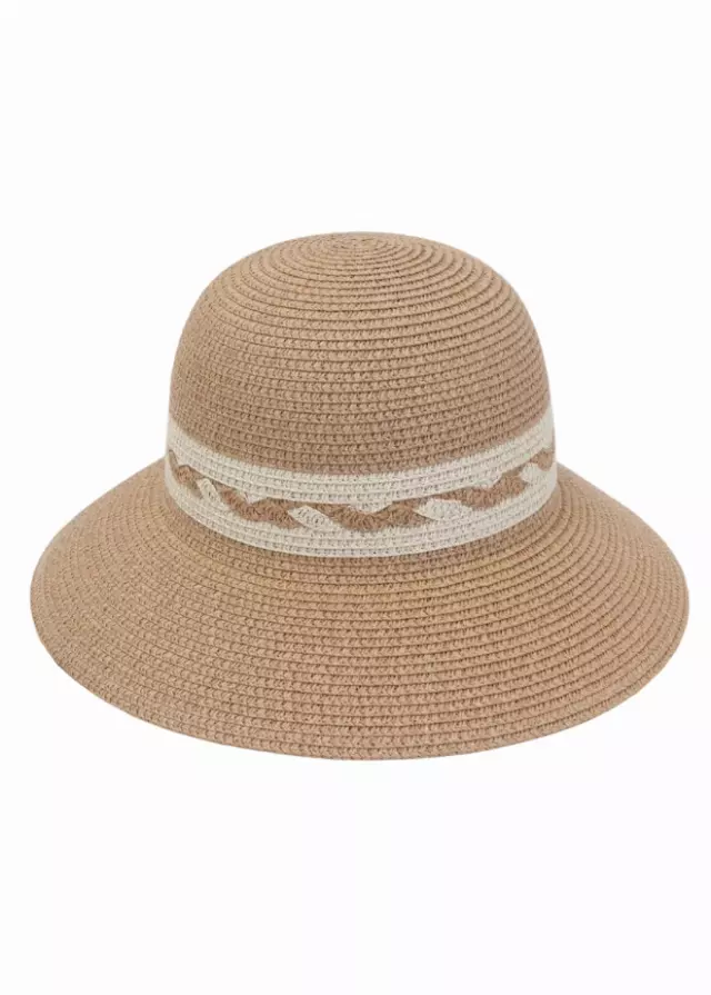 Max Studio Braided Straw Bucket Sun Hat — TOAST