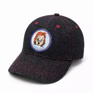 CHUCKY WANNA PLAY STRAPBACK HAT DENIM