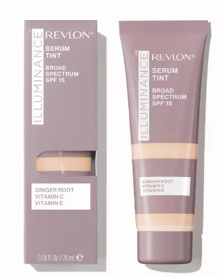Revlon Illuminance Tinted Serum, Triple Hyaluronic Acid, Evens Out Skin Tone Over Time and Hydrates All Day, SPF 15, 117 Light Beige, 0.94 fl oz.