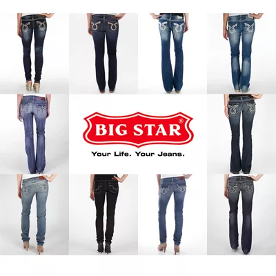 Big Star PREMIUM ladies Denim Jeans Assortment 24pcs.