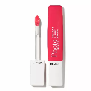 Revlon PhotoReady Instant Plump Serum, 004 Bring the Zing, 0.25 fl oz | Plumping lip gloss serum with tingling sensation. Hydrating, non-sticky, high-shine. Lips look visibly fuller & smoother.