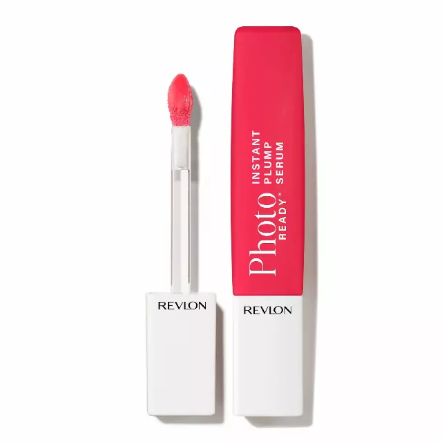 Revlon PhotoReady Instant Plump Serum, 004 Bring the Zing, 0.25 fl oz | Plumping lip gloss serum with tingling sensation. Hydrating, non-sticky, high-shine. Lips look visibly fuller & smoother.
