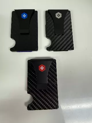 Carbon fiber credit card and cash holder lot · 50 units · brand new