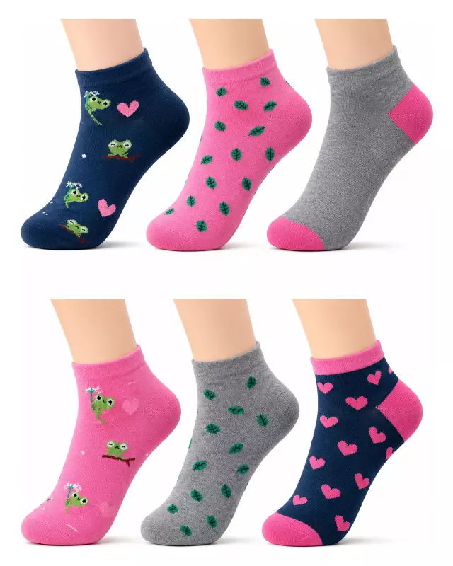 Girls’ Socks #2238G (Dozen) — Sock Size 0-12