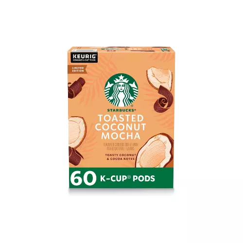 Starbucks Toasted Coconut Mocha K-Cups, 60 Pods