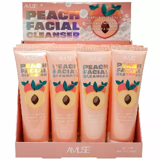 Amuse Peach Facial Cleanser - Wholesale Display 12 Units (SK021)