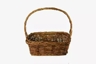 MS1759CN – 10” Rect. Cinnamon Basket W/L w/Liner-“each” Min 12 – Case 24 pcs