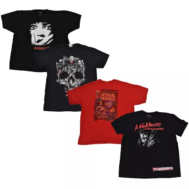 Mostly Modern Film & TV Pop Culture Tees Mix of 15