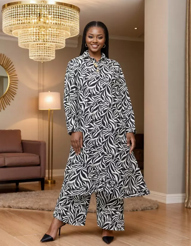 26027 - Women's Long Sleeves Shirt & Pant 2-Pcs Set - $30 Each (2-Pcs Pre Pack)