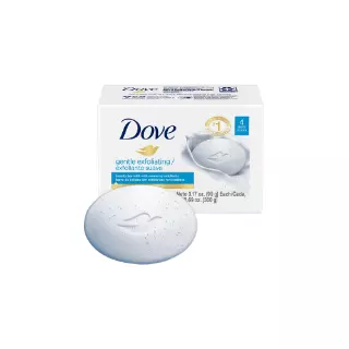 Dove Bar Soap Exfoliating 90g 4 Pack Case of 12