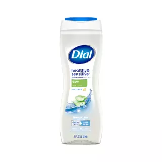 DIAL BODY WASH HEALTHY & SENSITIVE ALOE 16 OZ CASE PK 6