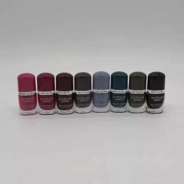 WHOLESALE REVLON ULTRA HD SNAP! NAIL POLISH 0.27 OZ - ASSORTED COLORS - 100 PIECE LOT