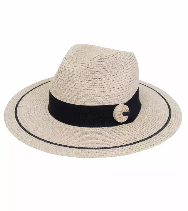 Magid Straw Floppy Hat — Natural · SKU HA-1525S-NAT