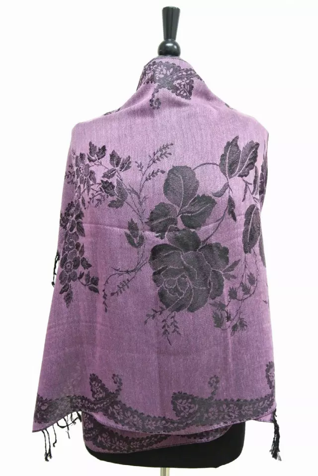 E230 Pattern Pashmina — pink