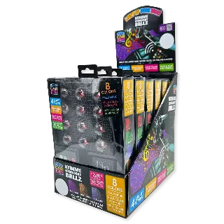 Mood Light Xtreme Starlight Ballz with Remote - 6 Pieces Per Retail Ready Display 24114