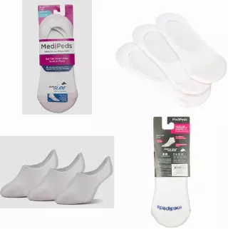 #6-MP-8354 Women’s MediPeds Liner Socks (6-10) – $1.00 per pack (36 Packs)