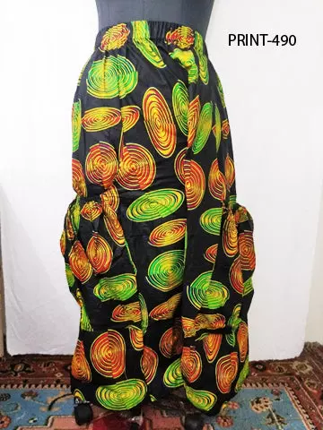 240 - Ankara Palazzo Pants With Big Side Pockets (3 PCS PRE-PACK) - $20.00 Each — One Size (4 - 24) / Print-490