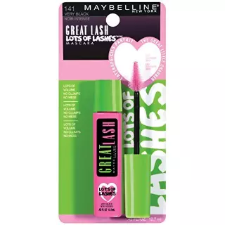 WHOLESALE MAYBELLINE GREAT LASH LOTS OF LASHES MASCARA - VERY BLACK 141 - 72 PIECE LOT
