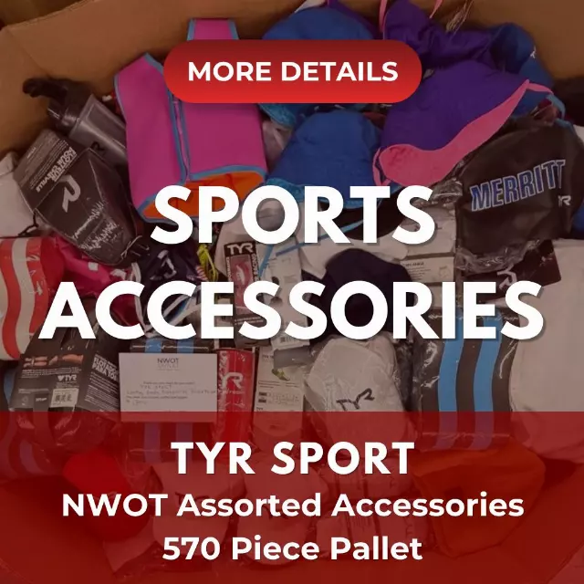 TYR SPORT SPORTING GOODS ACCESORIES | Assorted Men's, Women's & Kid's Accessories | NWOT | 570 Pieces | Pallet #PA-589
