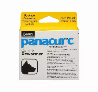 Panacur C Canine Dewormer (Fenbendazole) - pack of 1