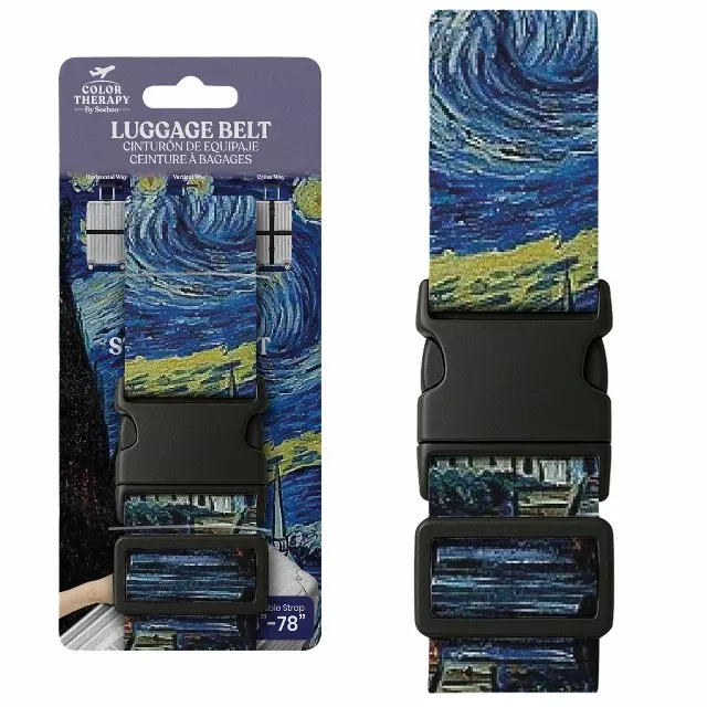 Adjustable Luggage Strap – Heavy-Duty Suitcase Travel Belt — Starry Night