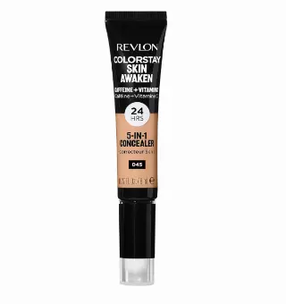 Revlon ColorStay Skin Awaken Cream Concealer Makeup, Longwear, 045 Honey, 0.27 fl oz