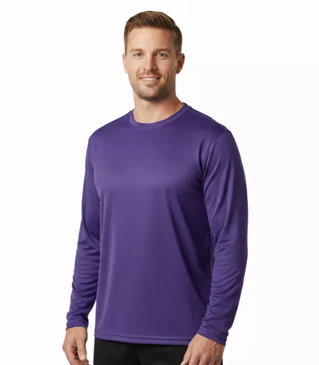 Performance L/S Crew Neck Purple - 7688209