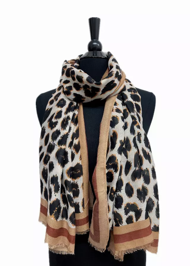 A210 Spring Lightweight Scarf — Khaki
