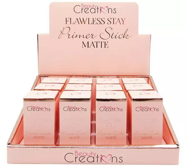 Beauty Creations Flawless Stay Primer Stick Matte - Wholesale Display 12 Units (PS01)