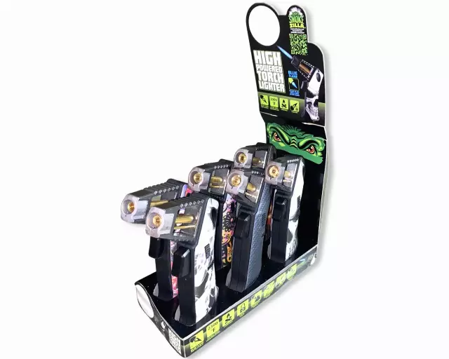 Zinc Torch Lighter- 6 Pieces Per Retail Ready Display 23118