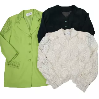 Vintage & Modern Women's Blazer Bale of 100 lbs
