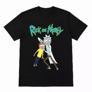 RICK AND MORTY CLASSIC RICK EYEBALLS T-SHIRT BLACK
