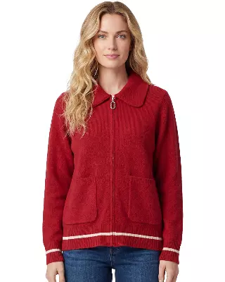 Ladies Sweater Jacket #30 — Red / S/M-L/XL