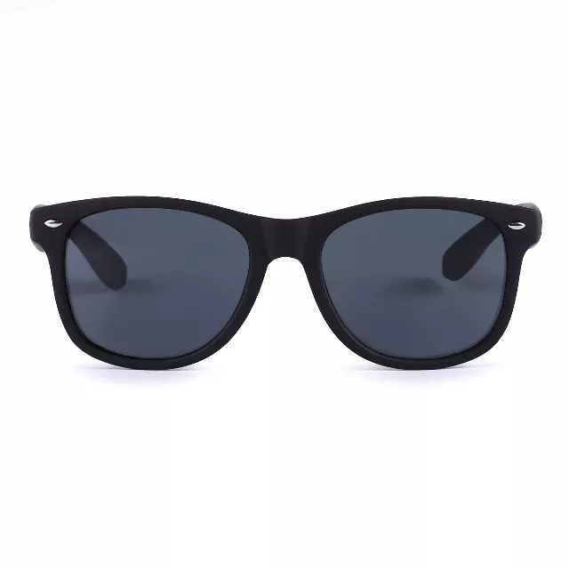 Classic Black Wholesale Sunglasses with Matte Finish P1543-S